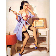 Vintage Pin Up Girl Prints